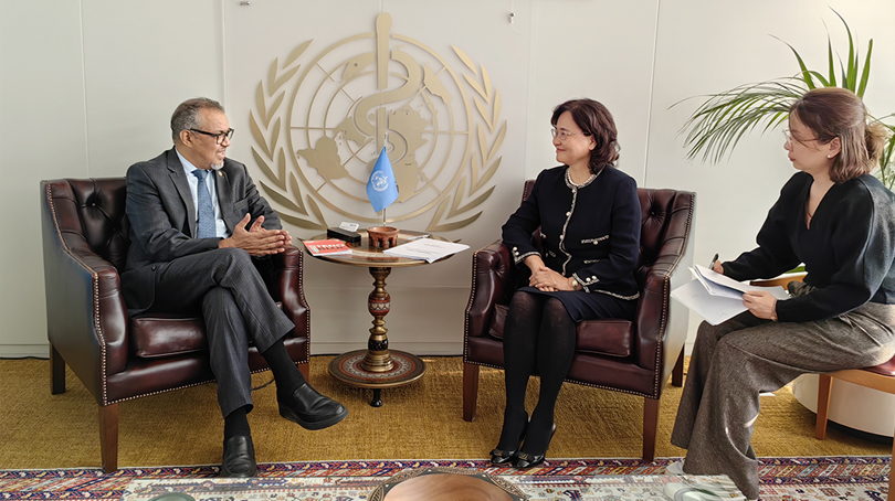 余艷紅率代表團訪問世界衛生組織總部