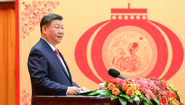 中共中央國務院舉行春節團拜會 習近平發