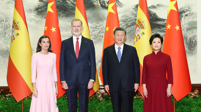 習近平會見西班牙國王費利佩六世